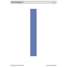 Schiebe- und Aufdeckspieleinlagen - Buchstaben