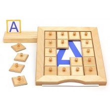 Schiebe- und Aufdeckspieleinlagen - Buchstaben