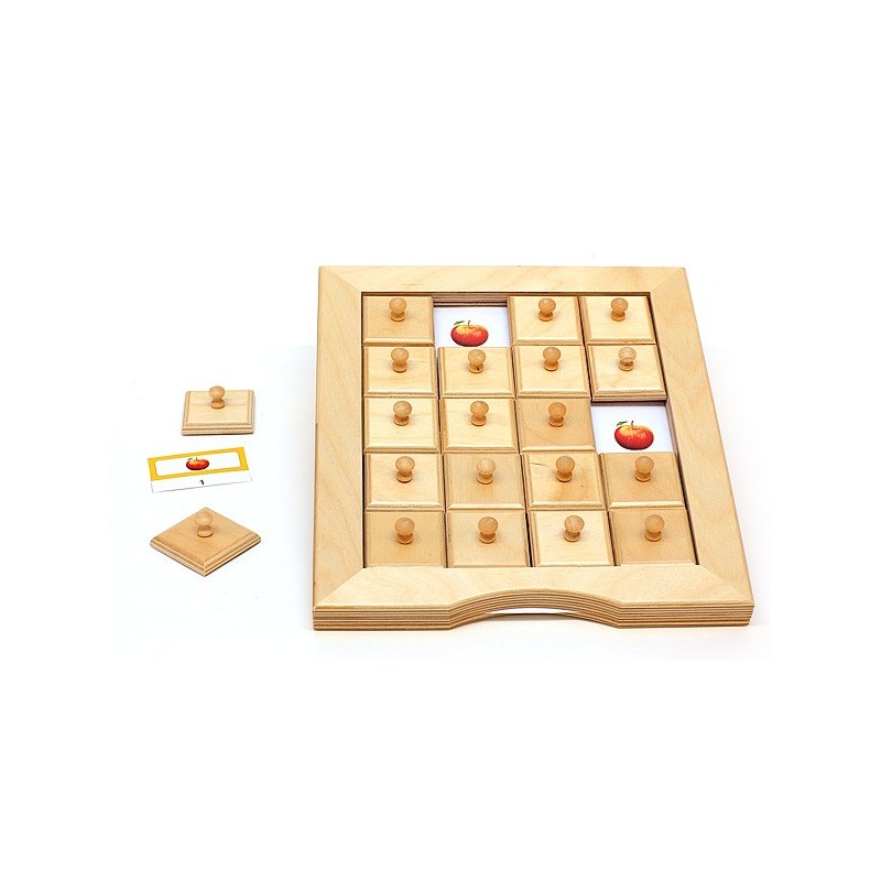 Schiebe- und Aufdeckspieleinlagen - Buchstaben