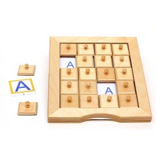 Schiebe- und Aufdeckspieleinlagen - Buchstaben