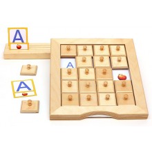 Schiebe- und Aufdeckspieleinlagen - Buchstaben