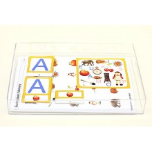 Schiebe- und Aufdeckspieleinlagen - Buchstaben