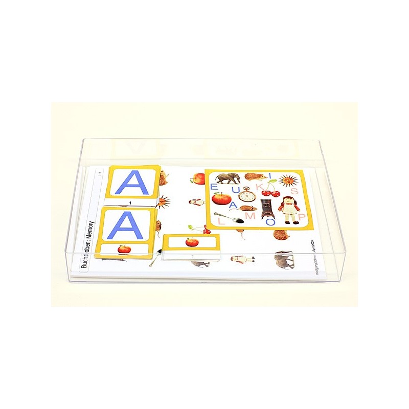 Schiebe- und Aufdeckspieleinlagen - Buchstaben