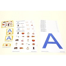 Schiebe- und Aufdeckspieleinlagen - Buchstaben