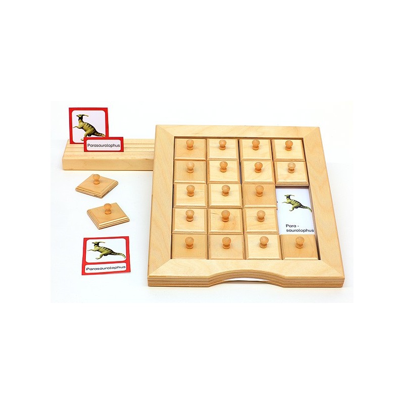 Schiebe- und Aufdeckspieleinlagen - Dinosaurier