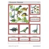 Schiebe- und Aufdeckspieleinlagen - Dinosaurier