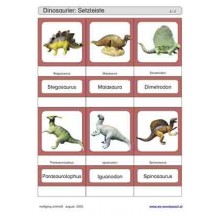 Schiebe- und Aufdeckspieleinlagen - Dinosaurier