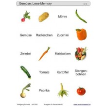 Posuvné a odkrývajúce vložky do hry - Zelenina Nemecko