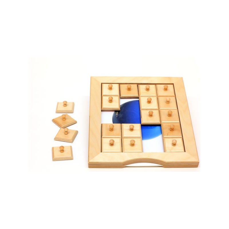 Schiebe- und Aufdeckspieleinlagen - Geometrische Körper