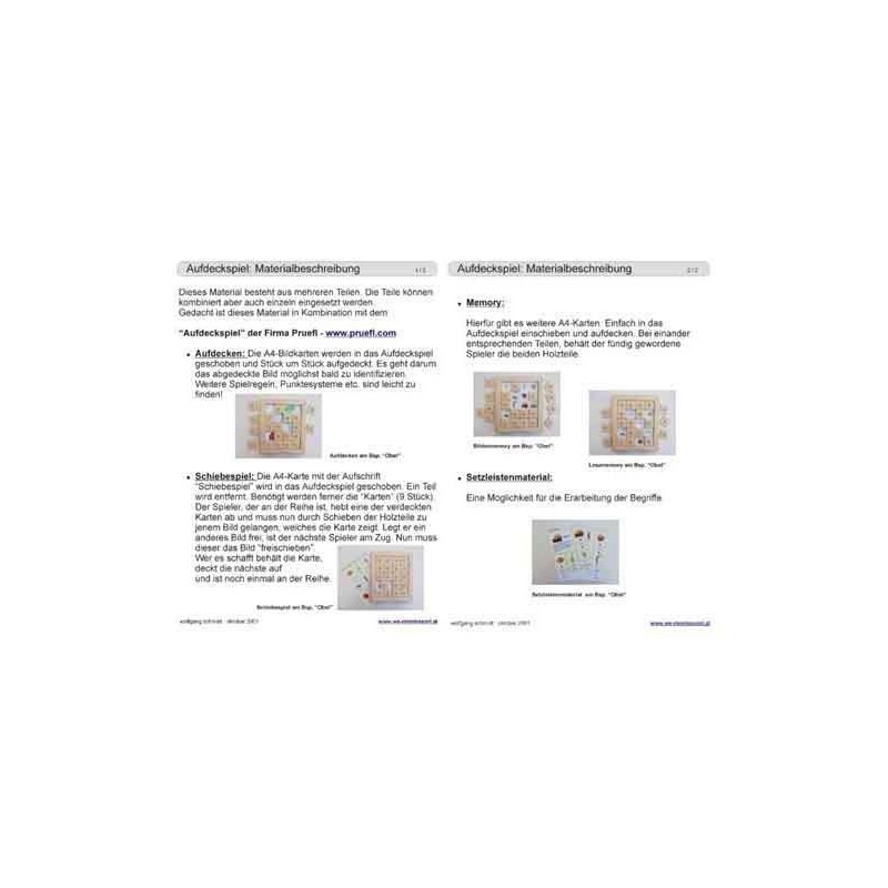 Sliding and turndown inserts - Geometric bodies