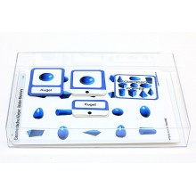 Posuvné a odkrývajúce vložky do hry - geometrické telieska