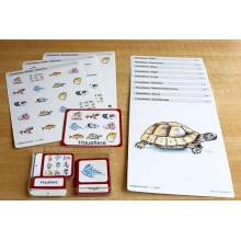 Schiebe- und Aufdeckspieleinlagen - Haustiere