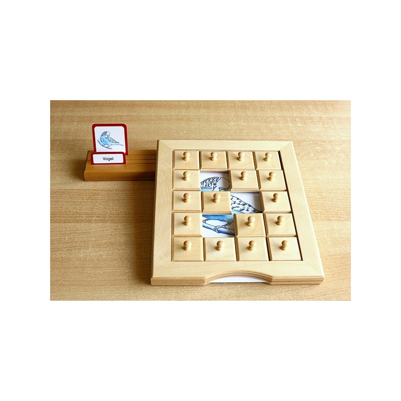 Schiebe- und Aufdeckspieleinlagen - Haustiere