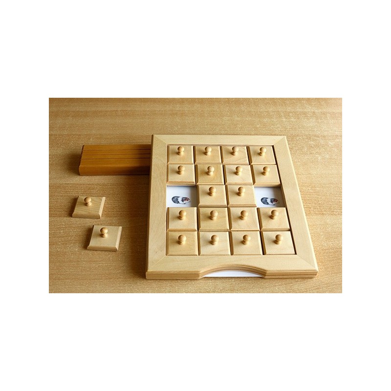 Schiebe- und Aufdeckspieleinlagen - Haustiere