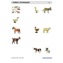 Schiebe- und Aufdeckspieleinlagen - Hoftiere