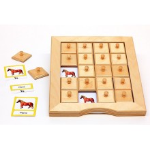 Sliding and turn-up game deposits - farm animals