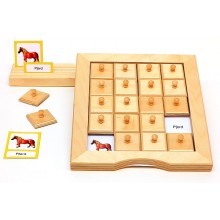 Sliding and turn-up game deposits - farm animals