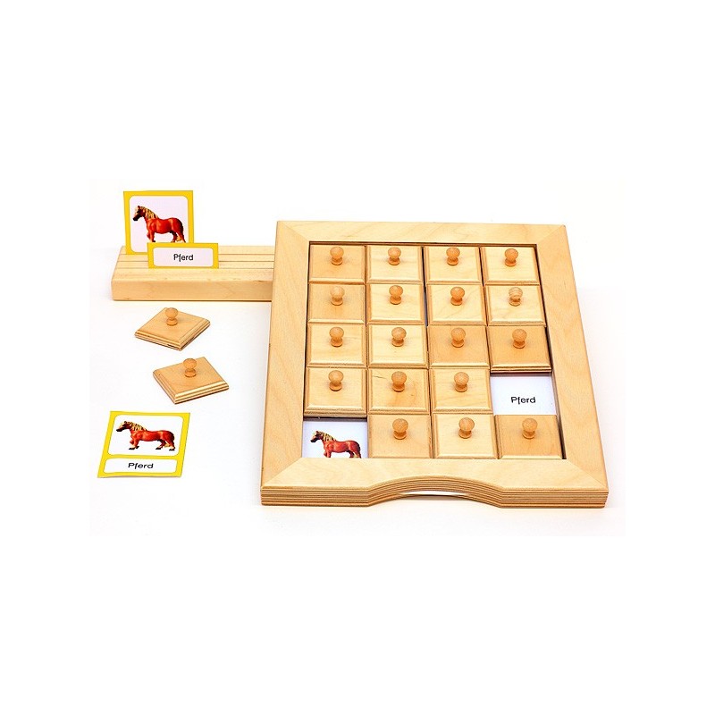 Schiebe- und Aufdeckspieleinlagen - Hoftiere