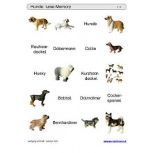 Schiebe- und Aufdeckspieleinlagen - Hunde