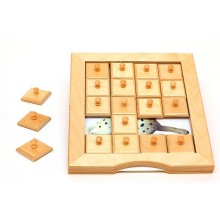 Schiebe- und Aufdeckspieleinlagen - Hunde