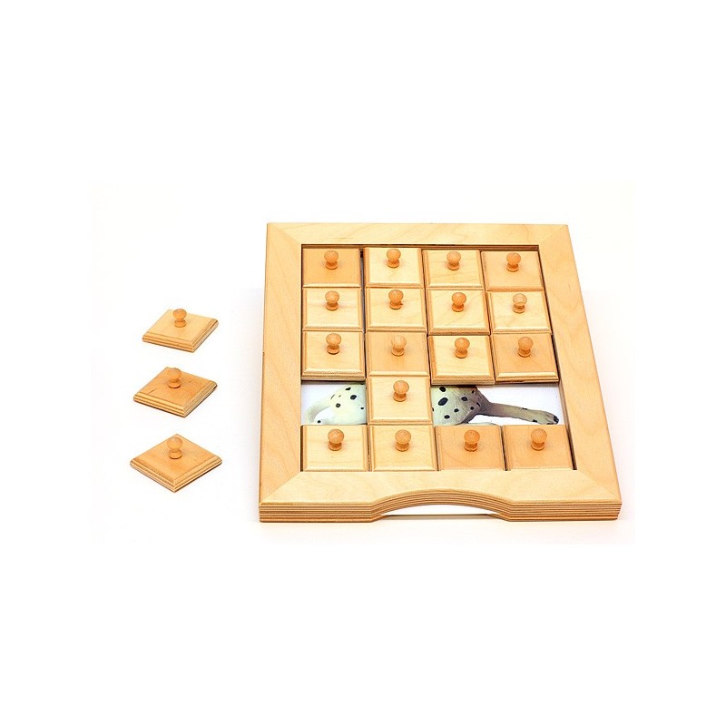 Schiebe- und Aufdeckspieleinlagen - Hunde