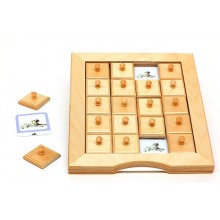 Schiebe- und Aufdeckspieleinlagen - Hunde