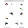 Schiebe- und Aufdeckspieleinlagen - Insekten