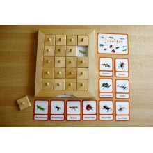 Schiebe- und Aufdeckspieleinlagen - Insekten