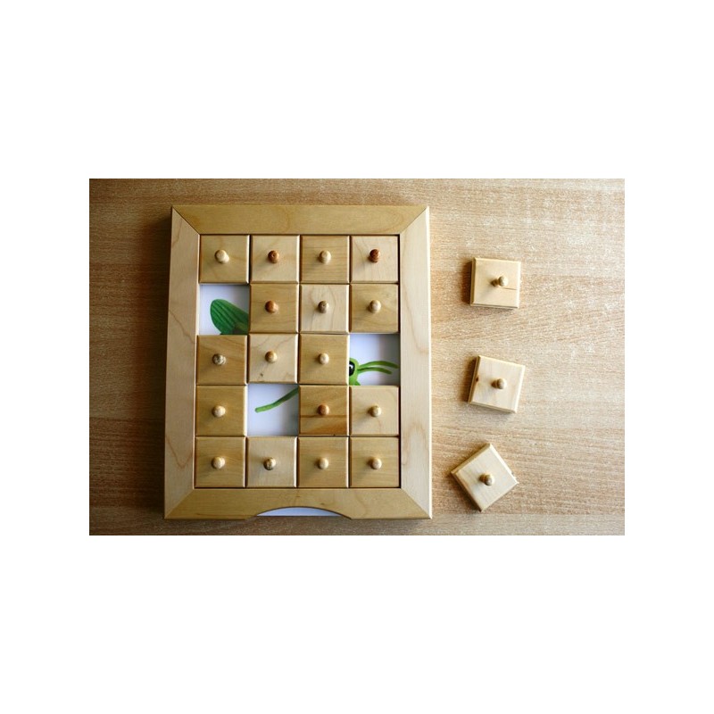 Schiebe- und Aufdeckspieleinlagen - Insekten