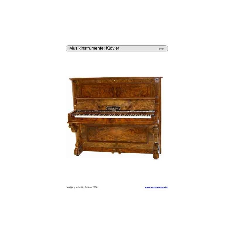 Schiebe- und Aufdeckspieleinlagen - Musikinstrumente