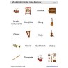 Schiebe- und Aufdeckspieleinlagen - Musikinstrumente