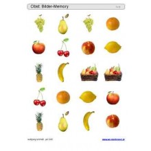 Schiebe- und Aufdeckspieleinlagen - Obst