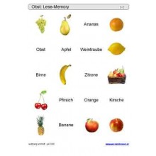 Schiebe- und Aufdeckspieleinlagen - Obst