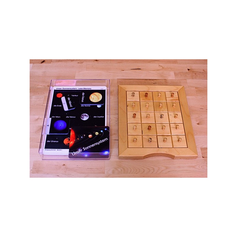 Sliding and revealing game deposits - our solar system