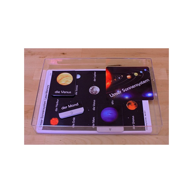 Sliding and revealing game deposits - our solar system