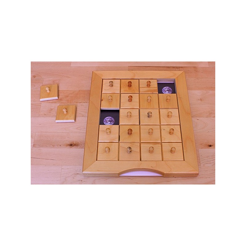 Sliding and revealing game deposits - our solar system