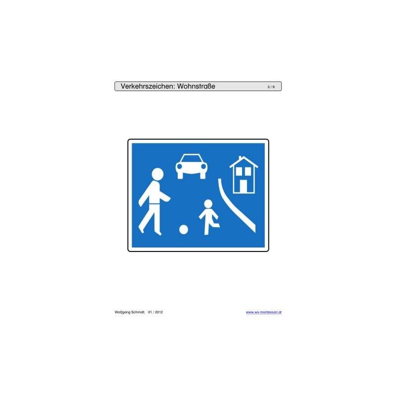 Schiebe- und Aufdeckspieleinlagen - Verkehrszeichen