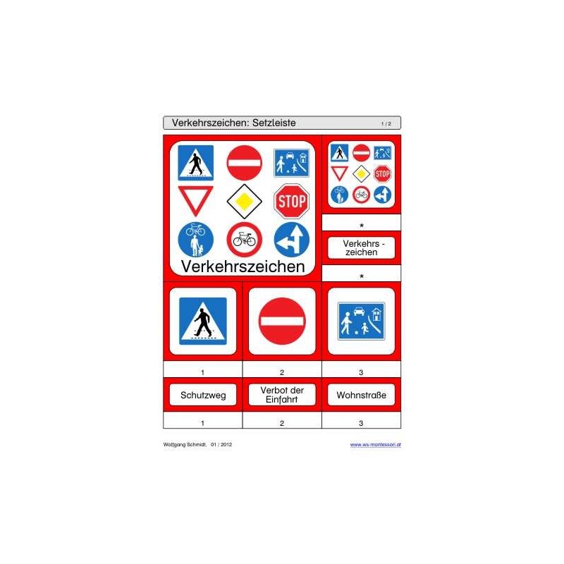 Sliding and turn-up game deposits - traffic signs