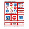 Sliding and turn-up game deposits - traffic signs
