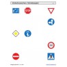 Schiebe- und Aufdeckspieleinlagen - Verkehrszeichen