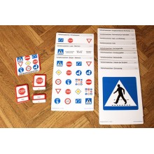 Schiebe- und Aufdeckspieleinlagen - Verkehrszeichen