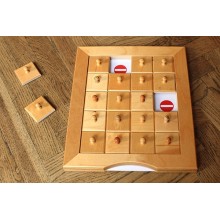 Schiebe- und Aufdeckspieleinlagen - Verkehrszeichen