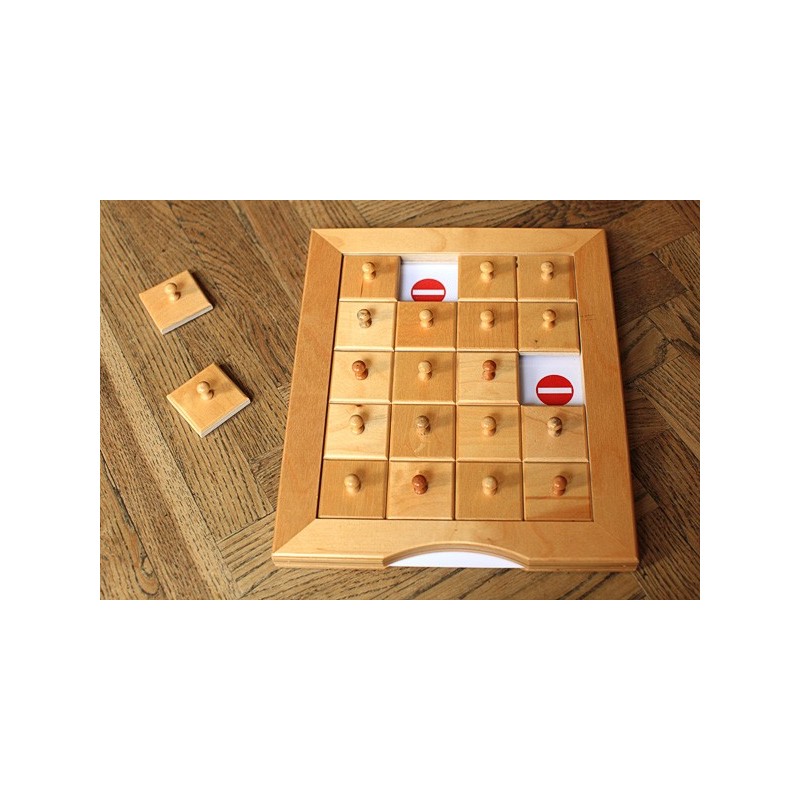 Schiebe- und Aufdeckspieleinlagen - Verkehrszeichen