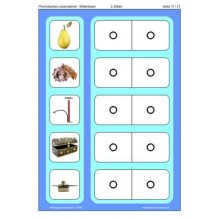 New syllable reading, sound reading material