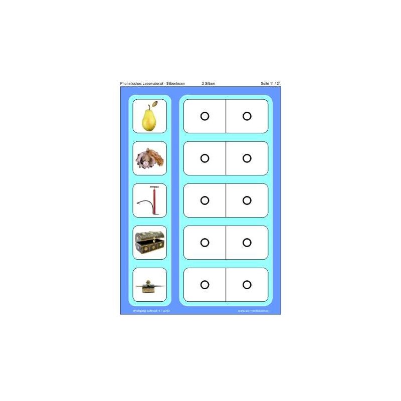 Silbenlesen neu, lautgetreues Lesematerial