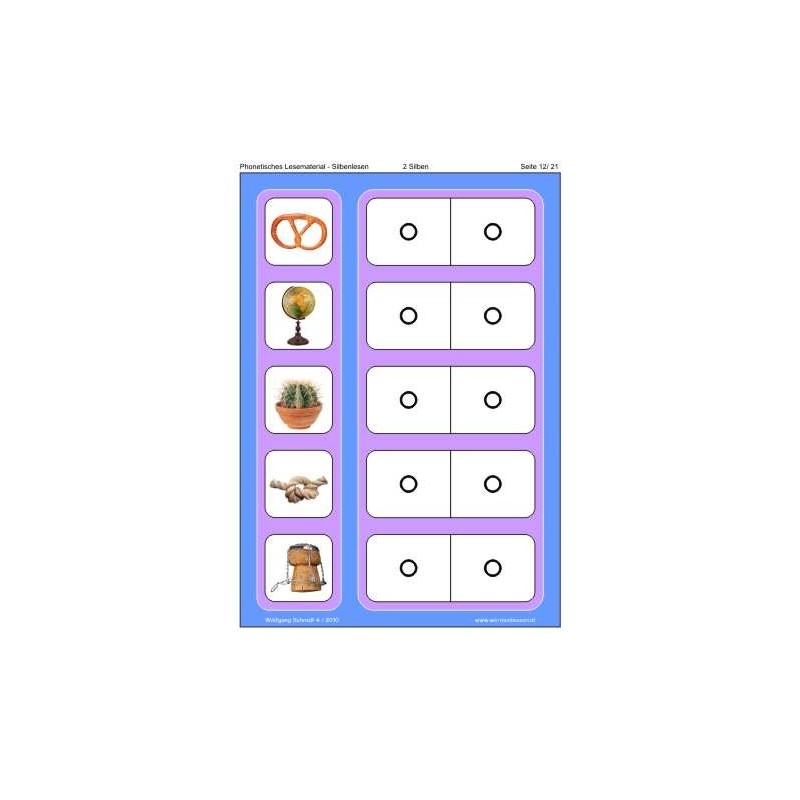 Silbenlesen neu, lautgetreues Lesematerial