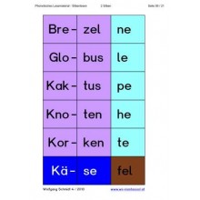 Silbenlesen neu, lautgetreues Lesematerial