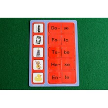 New syllable reading, sound reading material