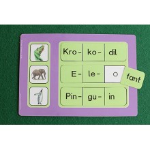 New syllable reading, sound reading material