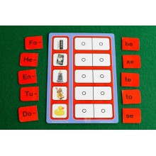 Nové čítanie slabík, materiál na čítanie verný zvuku